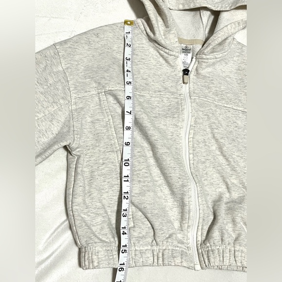 90 Degrees by Reflex Girls Cloud Plush Ludlow Jacket Gray Zip-Up Hoodie Large 12 - Picture 7 of 15